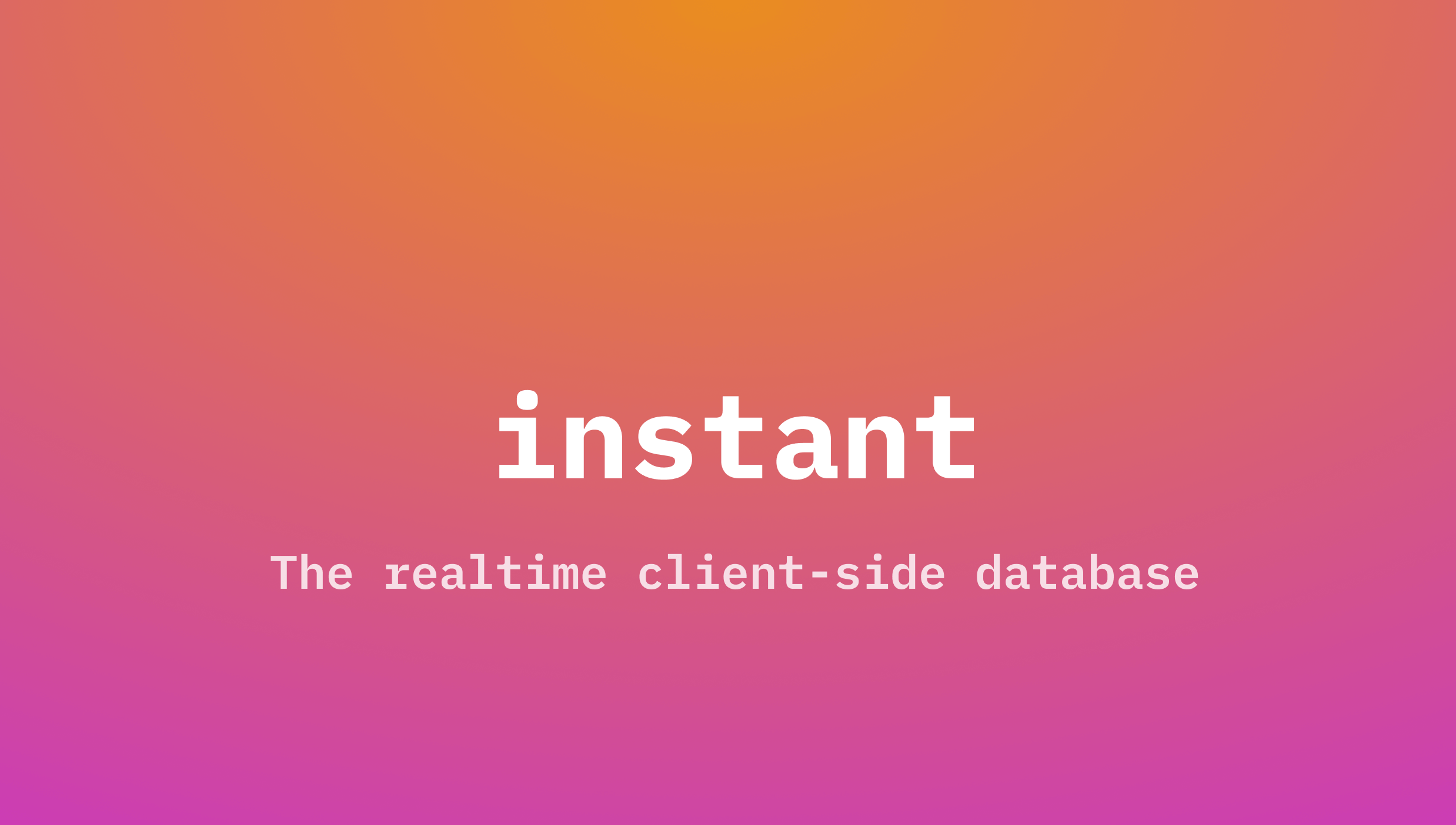 Instant Tutorial